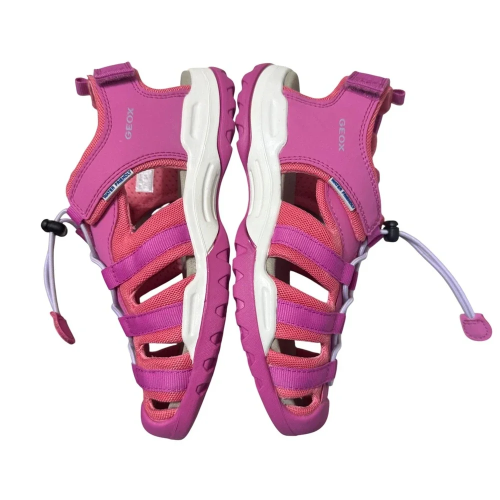 Geox Sandals Girls 3 Pink Water Friendly Breathable Closed Toe Sporty New